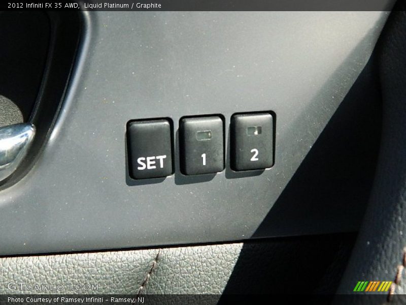 Liquid Platinum / Graphite 2012 Infiniti FX 35 AWD