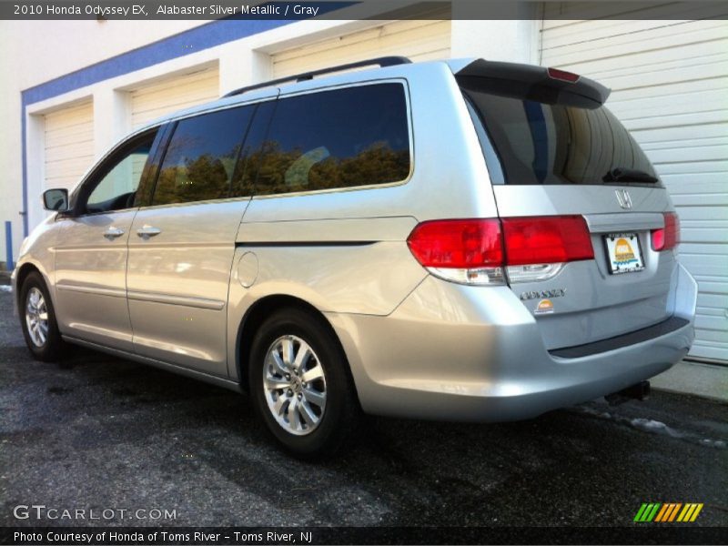 Alabaster Silver Metallic / Gray 2010 Honda Odyssey EX