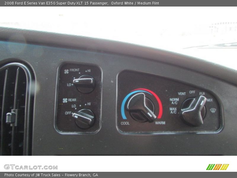 Oxford White / Medium Flint 2008 Ford E Series Van E350 Super Duty XLT 15 Passenger