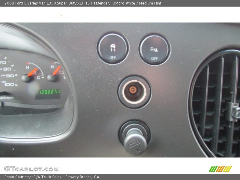 Oxford White / Medium Flint 2008 Ford E Series Van E350 Super Duty XLT 15 Passenger