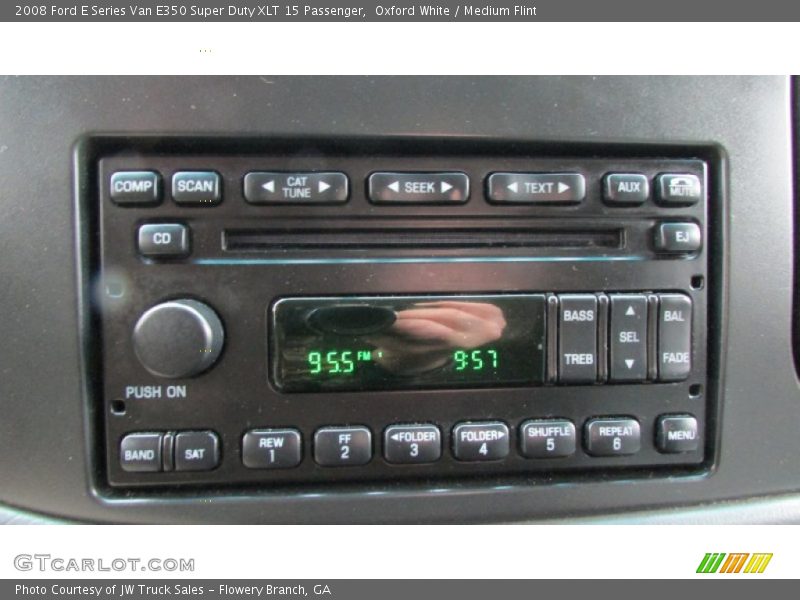 Oxford White / Medium Flint 2008 Ford E Series Van E350 Super Duty XLT 15 Passenger