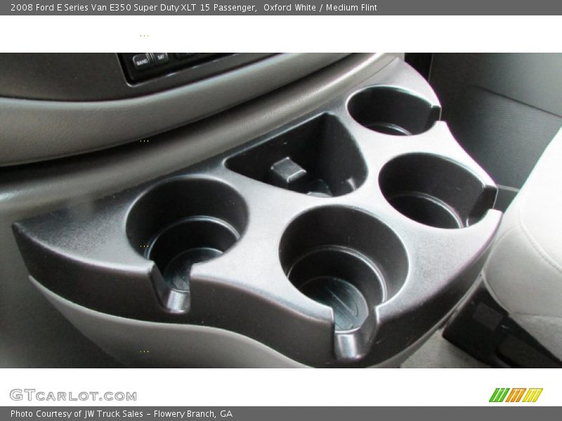 Oxford White / Medium Flint 2008 Ford E Series Van E350 Super Duty XLT 15 Passenger