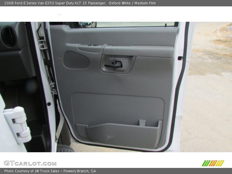 Oxford White / Medium Flint 2008 Ford E Series Van E350 Super Duty XLT 15 Passenger