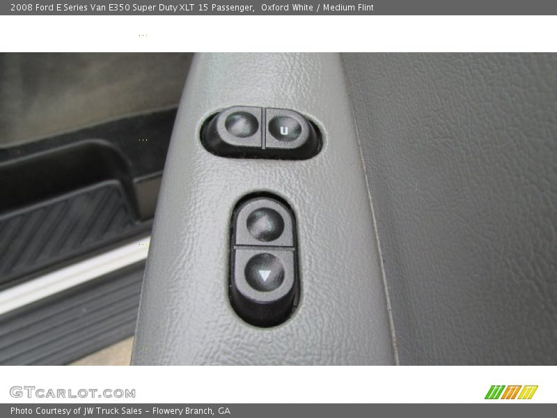 Oxford White / Medium Flint 2008 Ford E Series Van E350 Super Duty XLT 15 Passenger