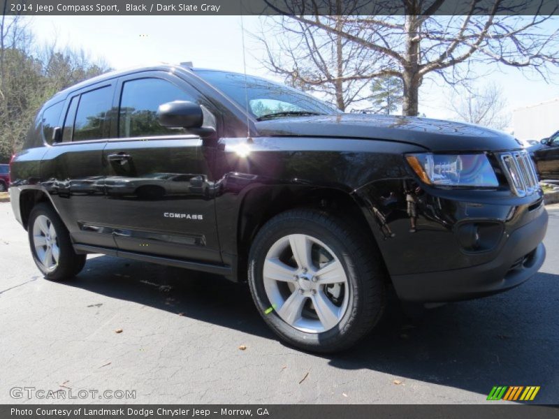 Black / Dark Slate Gray 2014 Jeep Compass Sport