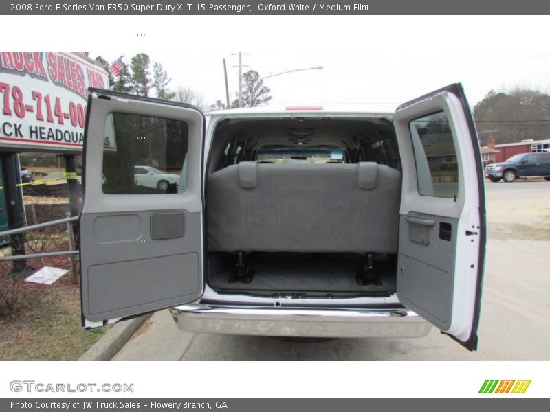 Oxford White / Medium Flint 2008 Ford E Series Van E350 Super Duty XLT 15 Passenger