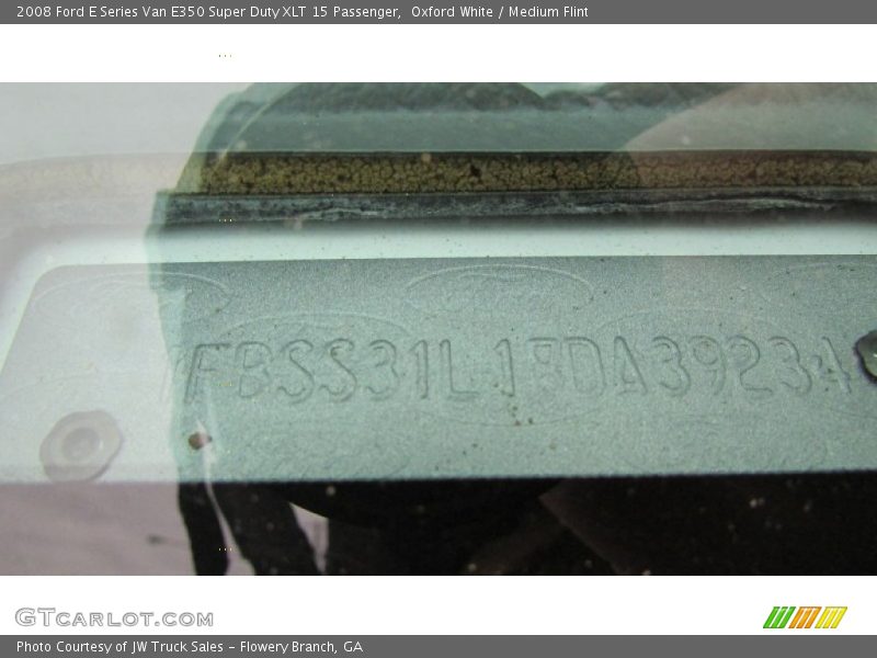 Oxford White / Medium Flint 2008 Ford E Series Van E350 Super Duty XLT 15 Passenger