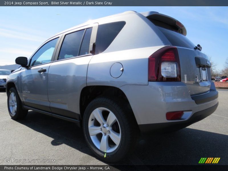 Billet Silver Metallic / Dark Slate Gray 2014 Jeep Compass Sport