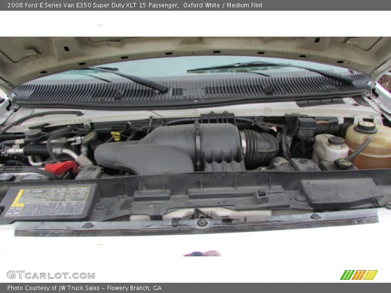 Oxford White / Medium Flint 2008 Ford E Series Van E350 Super Duty XLT 15 Passenger
