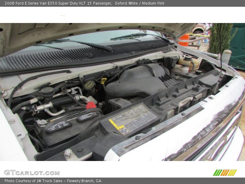 Oxford White / Medium Flint 2008 Ford E Series Van E350 Super Duty XLT 15 Passenger
