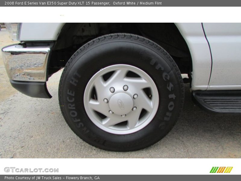 Oxford White / Medium Flint 2008 Ford E Series Van E350 Super Duty XLT 15 Passenger