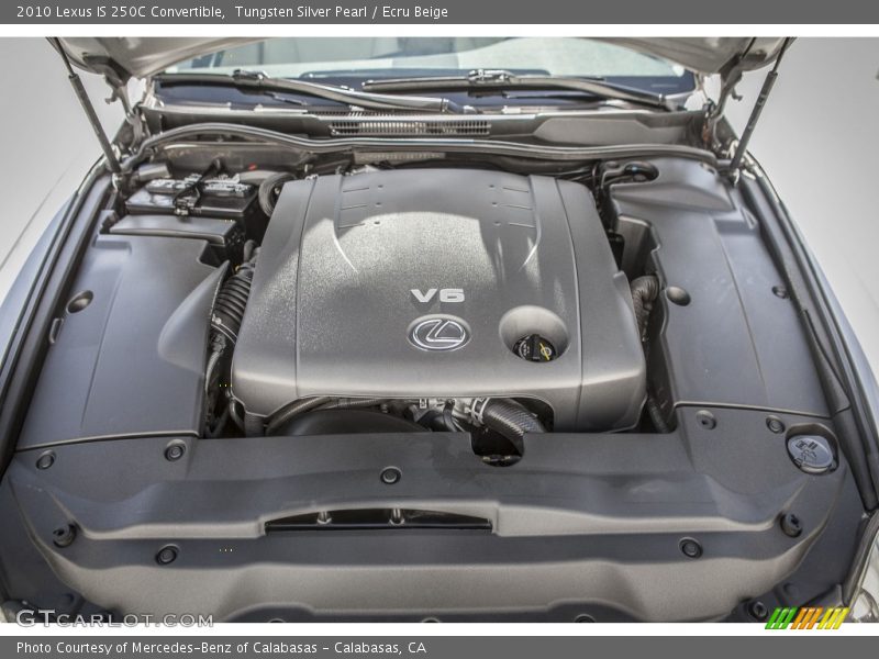 Tungsten Silver Pearl / Ecru Beige 2010 Lexus IS 250C Convertible