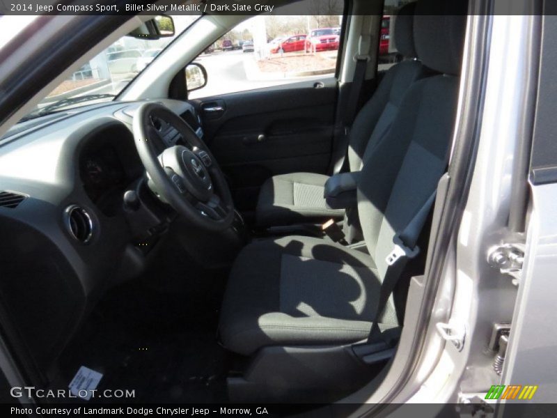 Billet Silver Metallic / Dark Slate Gray 2014 Jeep Compass Sport