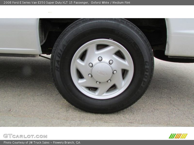 Oxford White / Medium Flint 2008 Ford E Series Van E350 Super Duty XLT 15 Passenger