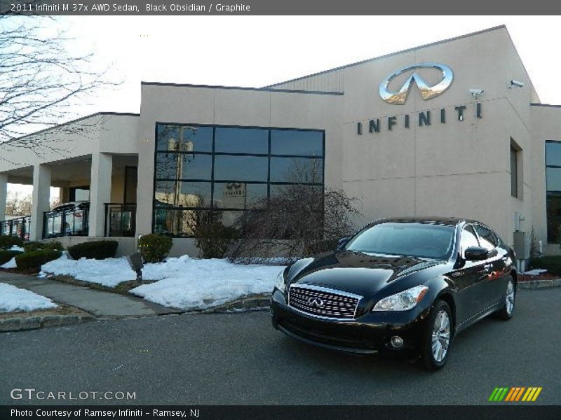 Black Obsidian / Graphite 2011 Infiniti M 37x AWD Sedan