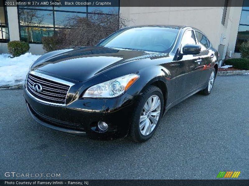 Black Obsidian / Graphite 2011 Infiniti M 37x AWD Sedan
