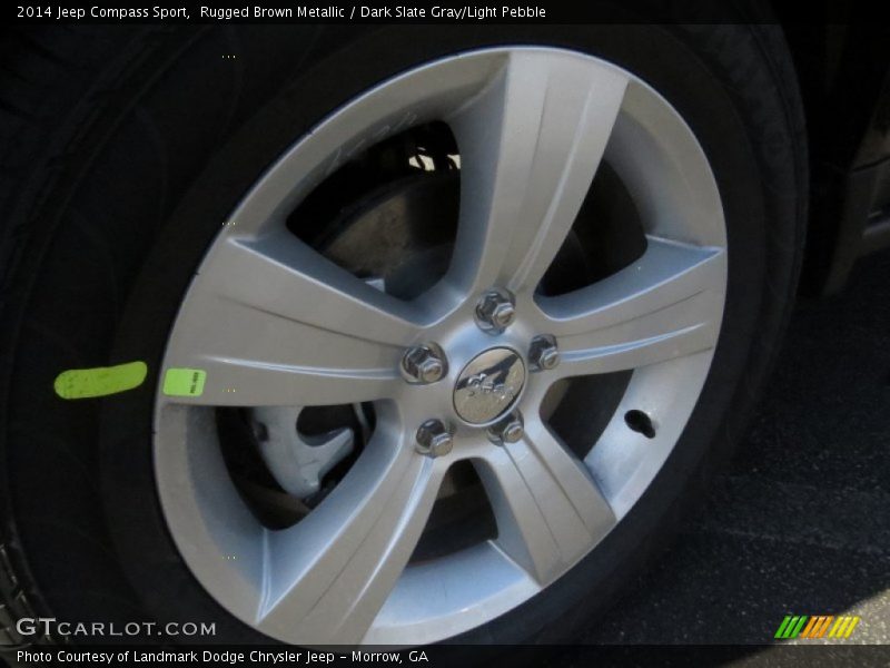 Rugged Brown Metallic / Dark Slate Gray/Light Pebble 2014 Jeep Compass Sport