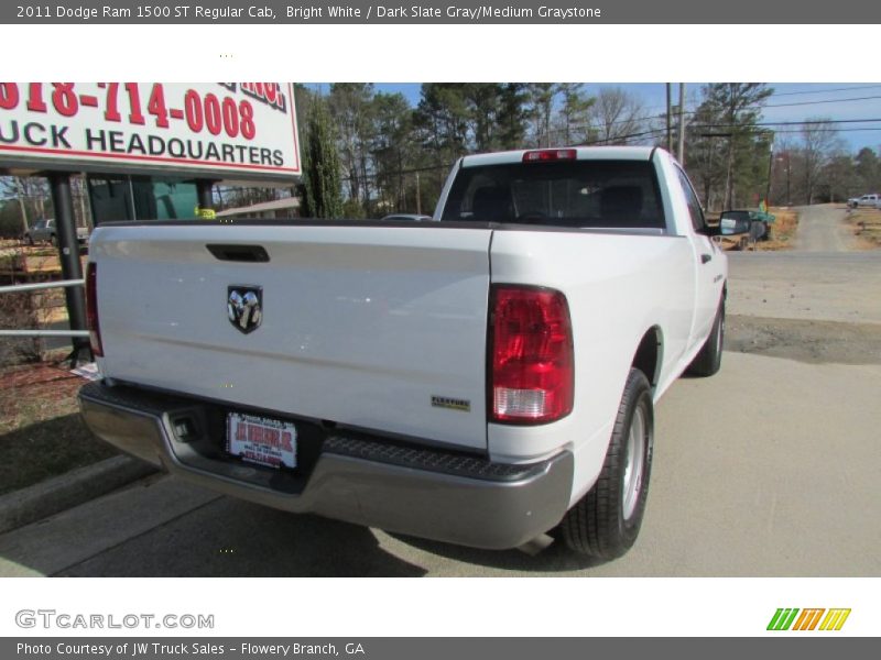 Bright White / Dark Slate Gray/Medium Graystone 2011 Dodge Ram 1500 ST Regular Cab