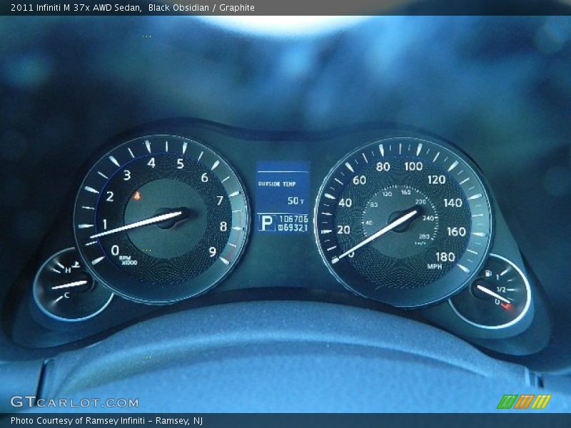 Black Obsidian / Graphite 2011 Infiniti M 37x AWD Sedan