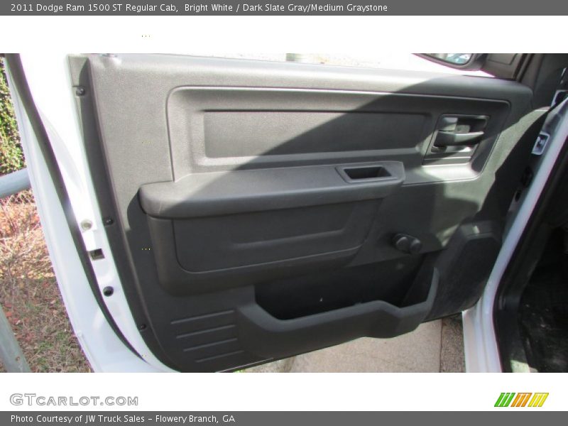 Bright White / Dark Slate Gray/Medium Graystone 2011 Dodge Ram 1500 ST Regular Cab