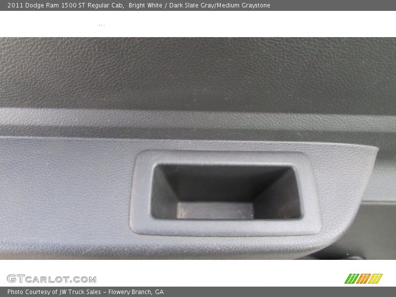 Bright White / Dark Slate Gray/Medium Graystone 2011 Dodge Ram 1500 ST Regular Cab