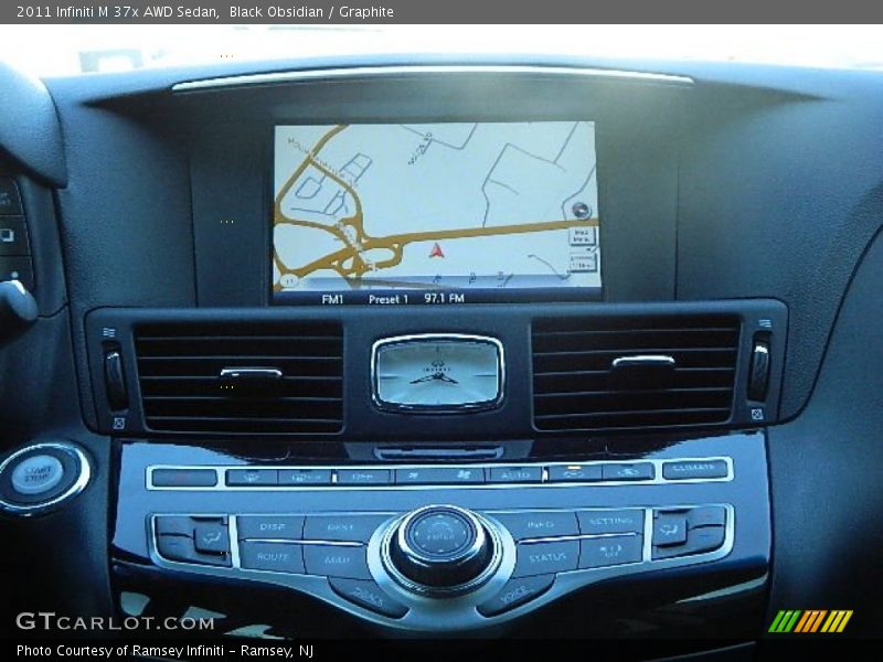 Black Obsidian / Graphite 2011 Infiniti M 37x AWD Sedan