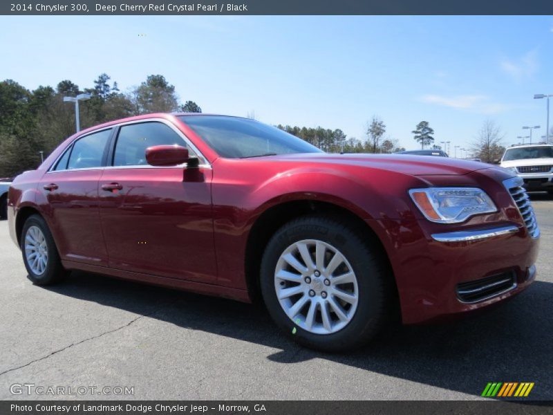 Deep Cherry Red Crystal Pearl / Black 2014 Chrysler 300