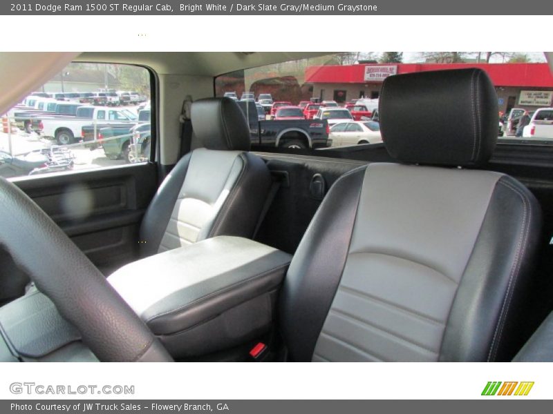 Bright White / Dark Slate Gray/Medium Graystone 2011 Dodge Ram 1500 ST Regular Cab