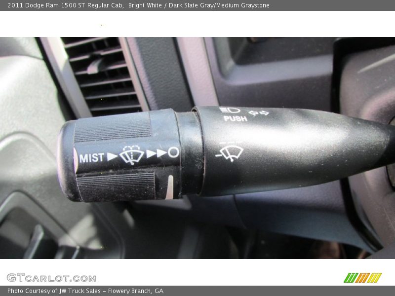 Bright White / Dark Slate Gray/Medium Graystone 2011 Dodge Ram 1500 ST Regular Cab