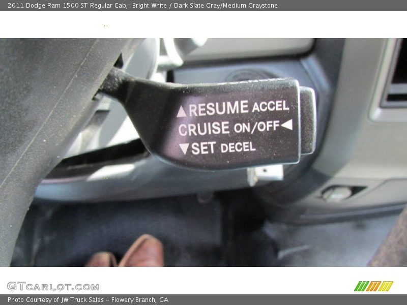 Bright White / Dark Slate Gray/Medium Graystone 2011 Dodge Ram 1500 ST Regular Cab