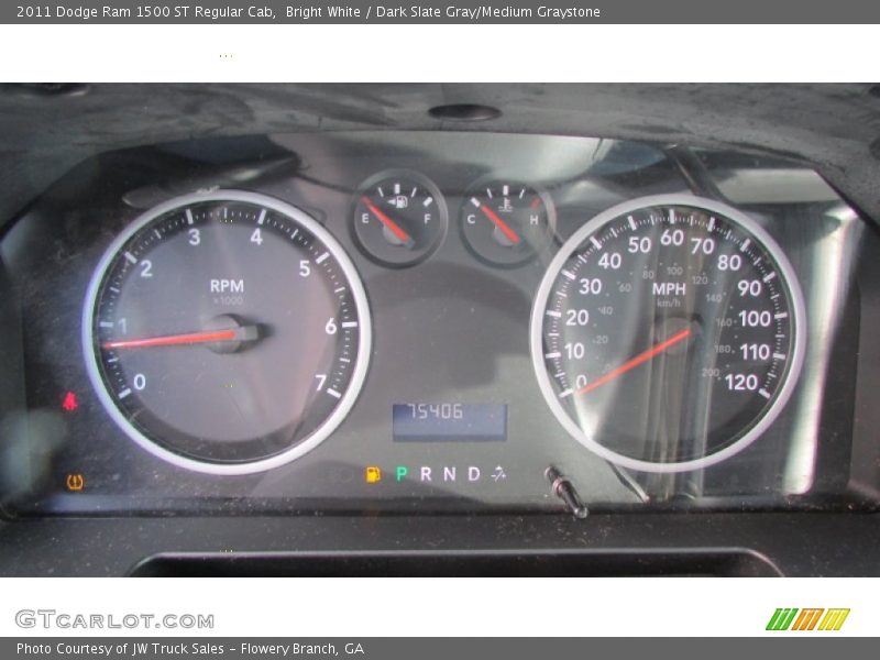 Bright White / Dark Slate Gray/Medium Graystone 2011 Dodge Ram 1500 ST Regular Cab