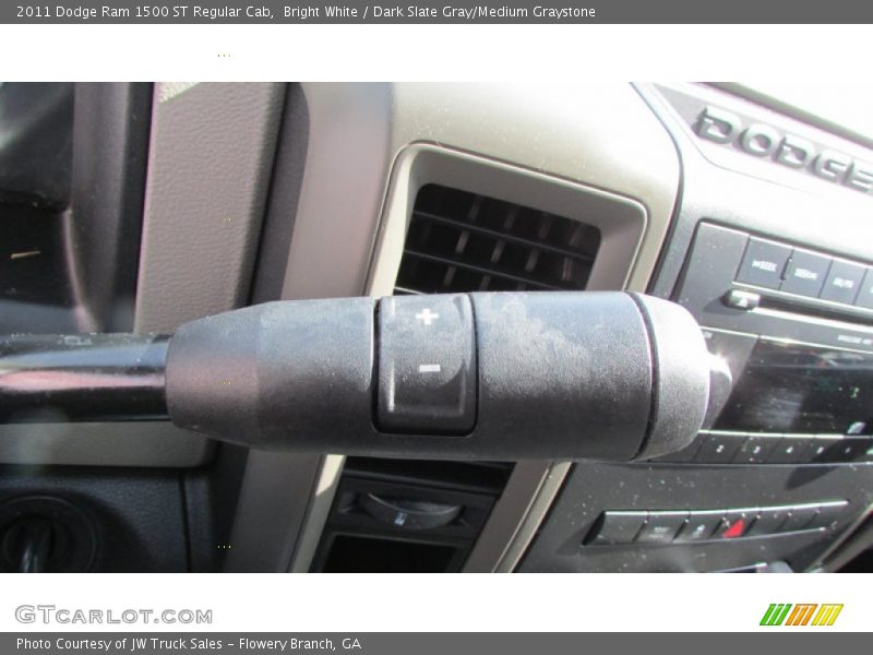 Bright White / Dark Slate Gray/Medium Graystone 2011 Dodge Ram 1500 ST Regular Cab