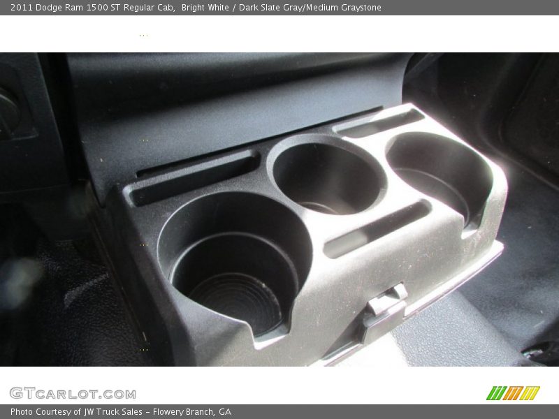 Bright White / Dark Slate Gray/Medium Graystone 2011 Dodge Ram 1500 ST Regular Cab