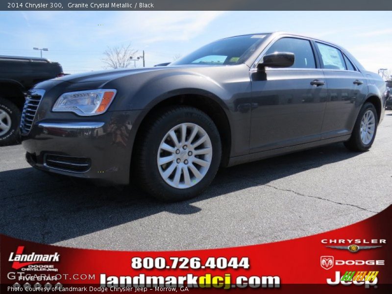 Granite Crystal Metallic / Black 2014 Chrysler 300