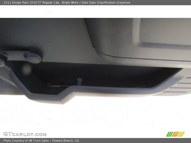 Bright White / Dark Slate Gray/Medium Graystone 2011 Dodge Ram 1500 ST Regular Cab