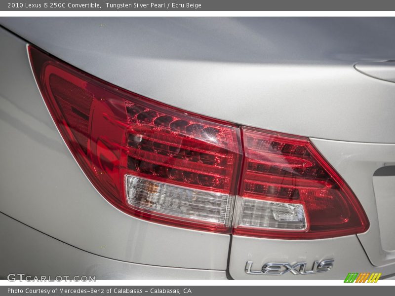 Tungsten Silver Pearl / Ecru Beige 2010 Lexus IS 250C Convertible