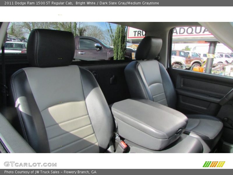 Bright White / Dark Slate Gray/Medium Graystone 2011 Dodge Ram 1500 ST Regular Cab