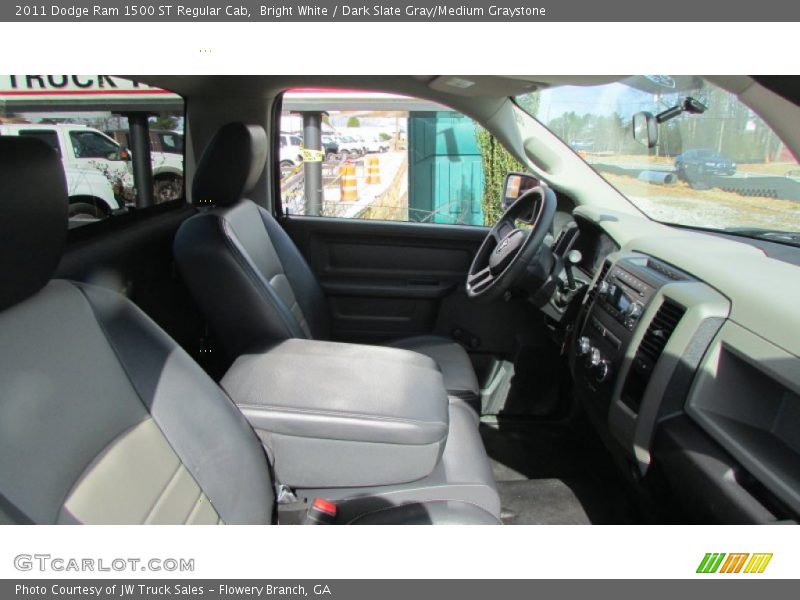 Bright White / Dark Slate Gray/Medium Graystone 2011 Dodge Ram 1500 ST Regular Cab