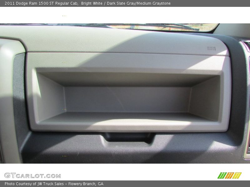 Bright White / Dark Slate Gray/Medium Graystone 2011 Dodge Ram 1500 ST Regular Cab