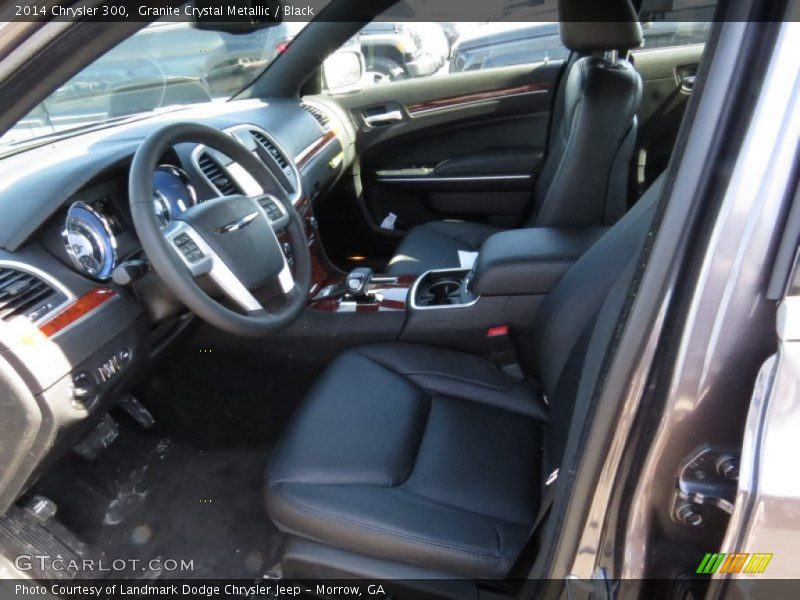 Granite Crystal Metallic / Black 2014 Chrysler 300