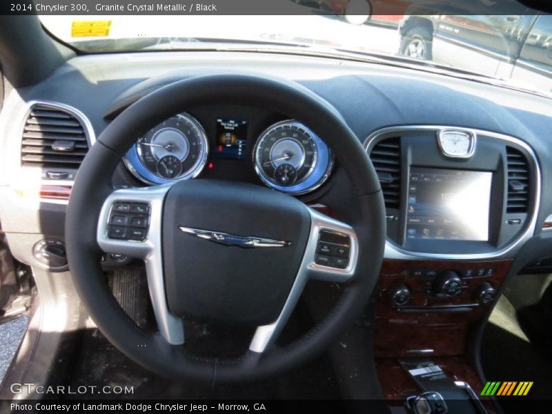 Granite Crystal Metallic / Black 2014 Chrysler 300