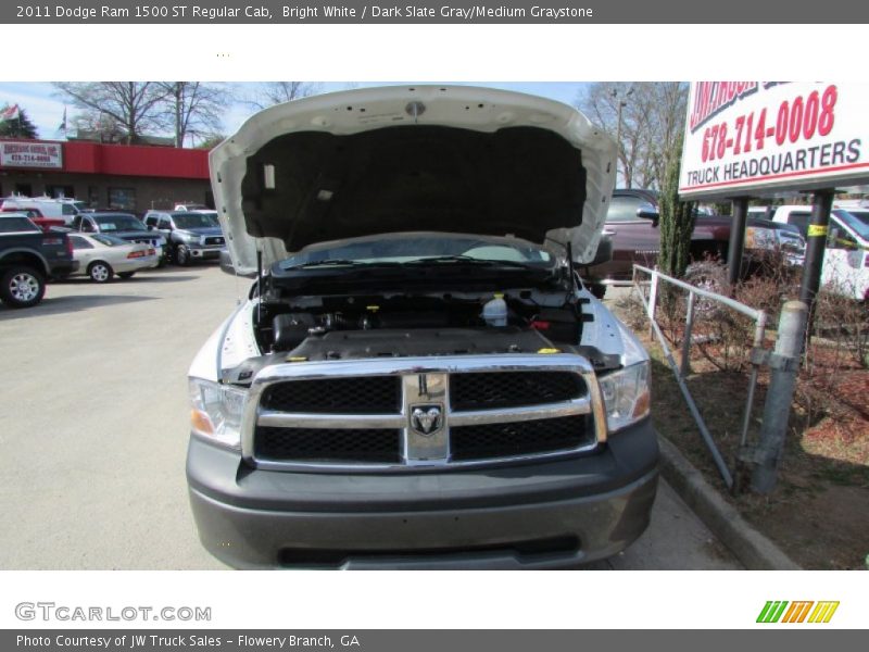 Bright White / Dark Slate Gray/Medium Graystone 2011 Dodge Ram 1500 ST Regular Cab