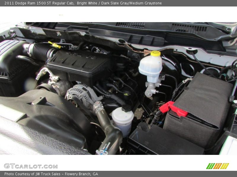 Bright White / Dark Slate Gray/Medium Graystone 2011 Dodge Ram 1500 ST Regular Cab