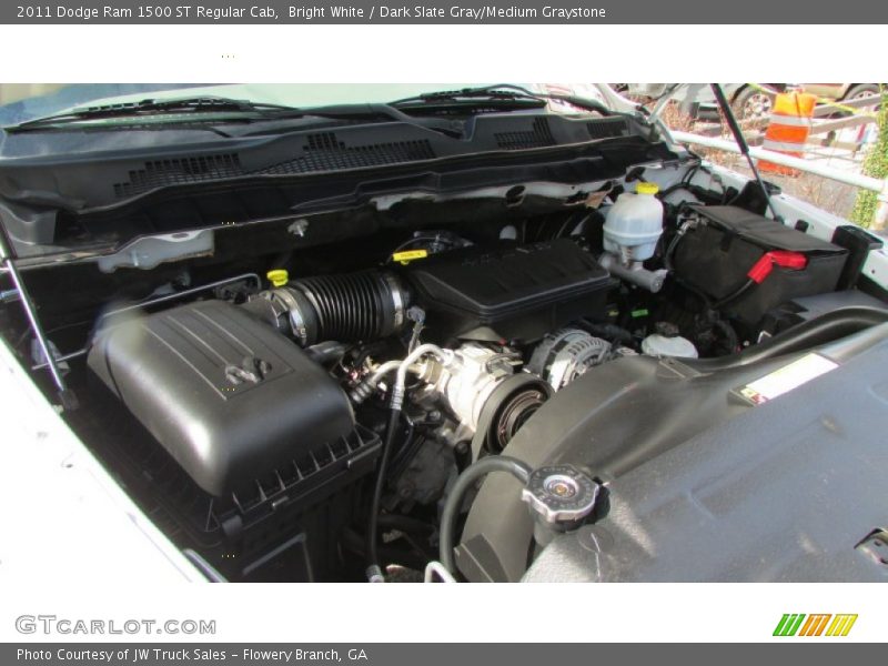 Bright White / Dark Slate Gray/Medium Graystone 2011 Dodge Ram 1500 ST Regular Cab
