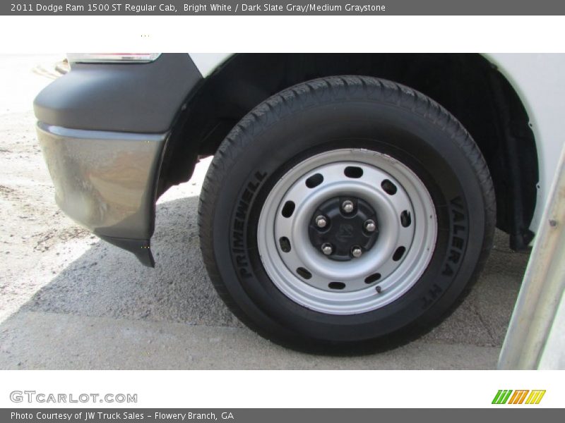 Bright White / Dark Slate Gray/Medium Graystone 2011 Dodge Ram 1500 ST Regular Cab