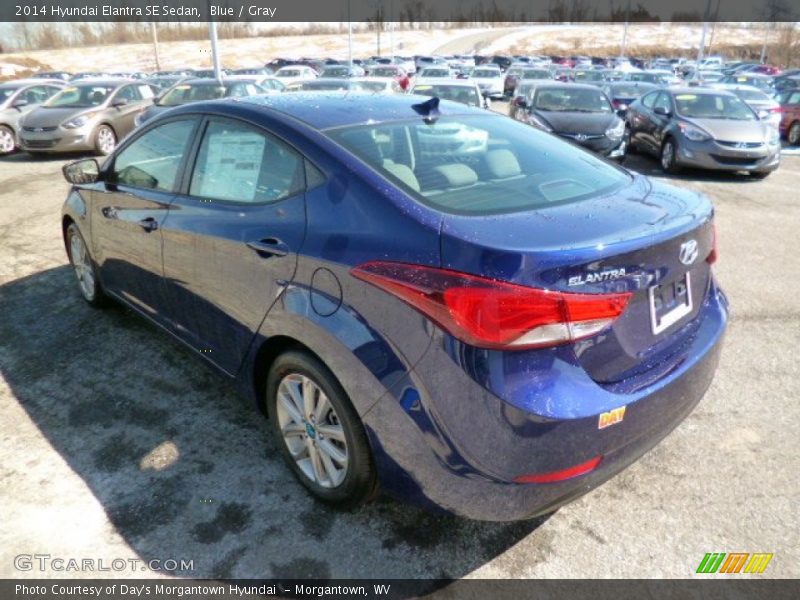 Blue / Gray 2014 Hyundai Elantra SE Sedan