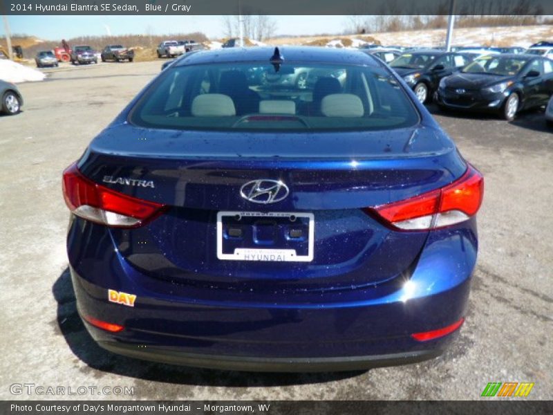 Blue / Gray 2014 Hyundai Elantra SE Sedan