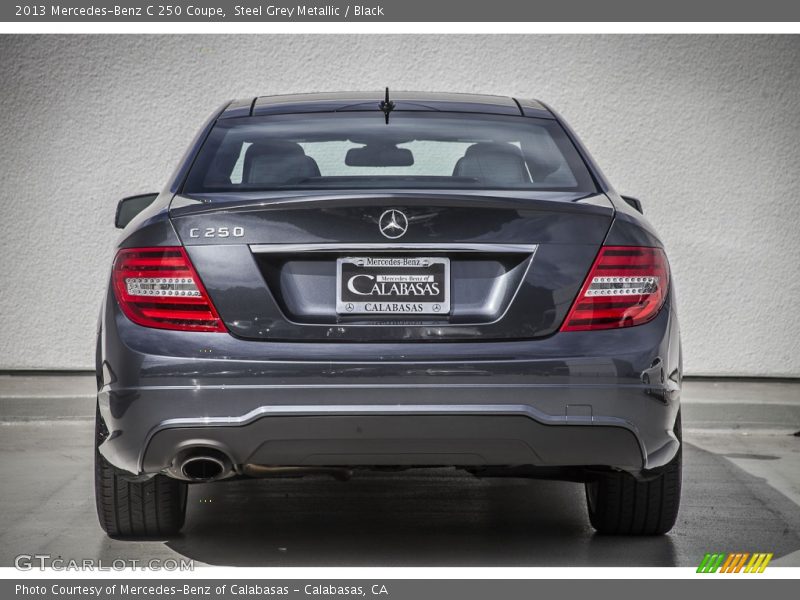 Steel Grey Metallic / Black 2013 Mercedes-Benz C 250 Coupe