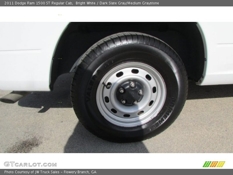Bright White / Dark Slate Gray/Medium Graystone 2011 Dodge Ram 1500 ST Regular Cab