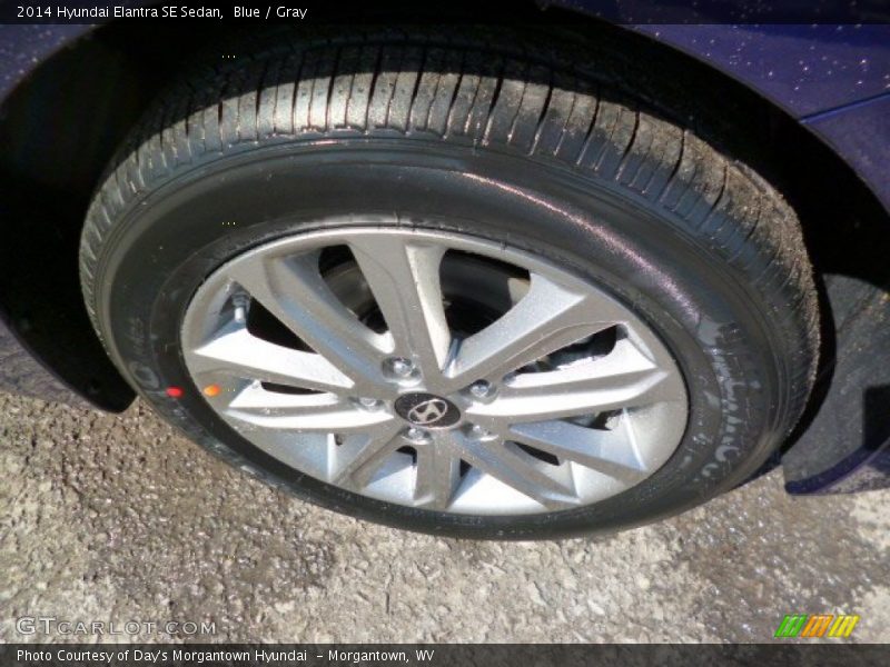 Blue / Gray 2014 Hyundai Elantra SE Sedan